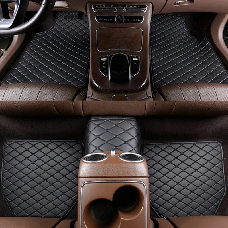 Car Accessories You Need - Araba paspasları 5 adet PU deri