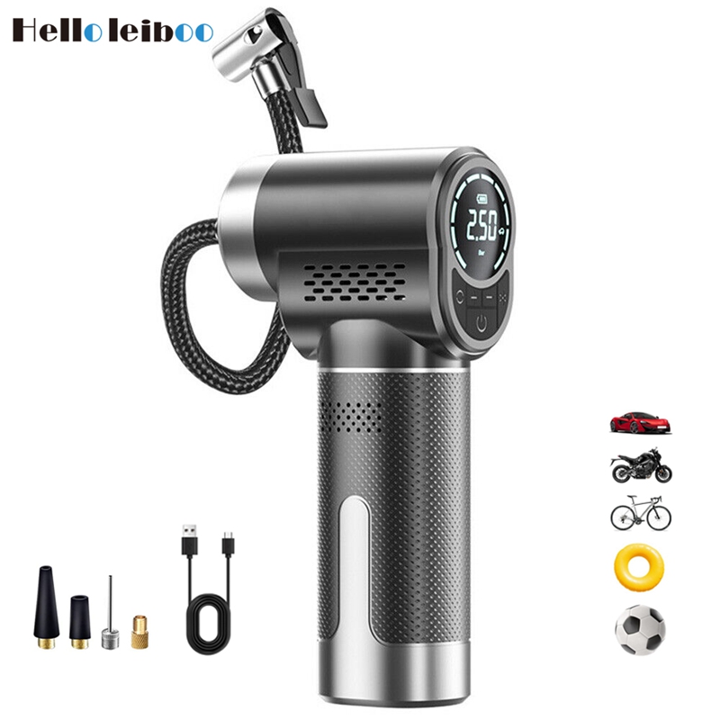 Car Portable Tire Inflator - LEIBOO El Tipi Hava Kompresörü Kablosuz