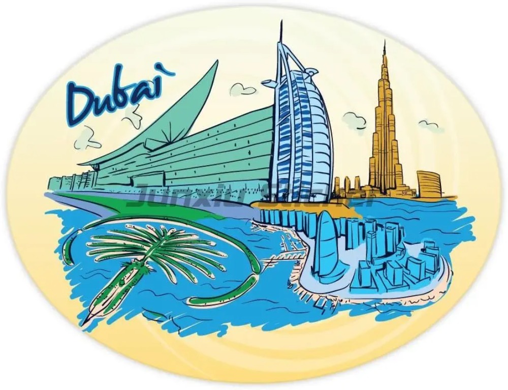 Car Accessories In Dubai - Dubai ülke bayrağı vinil motosiklet araba