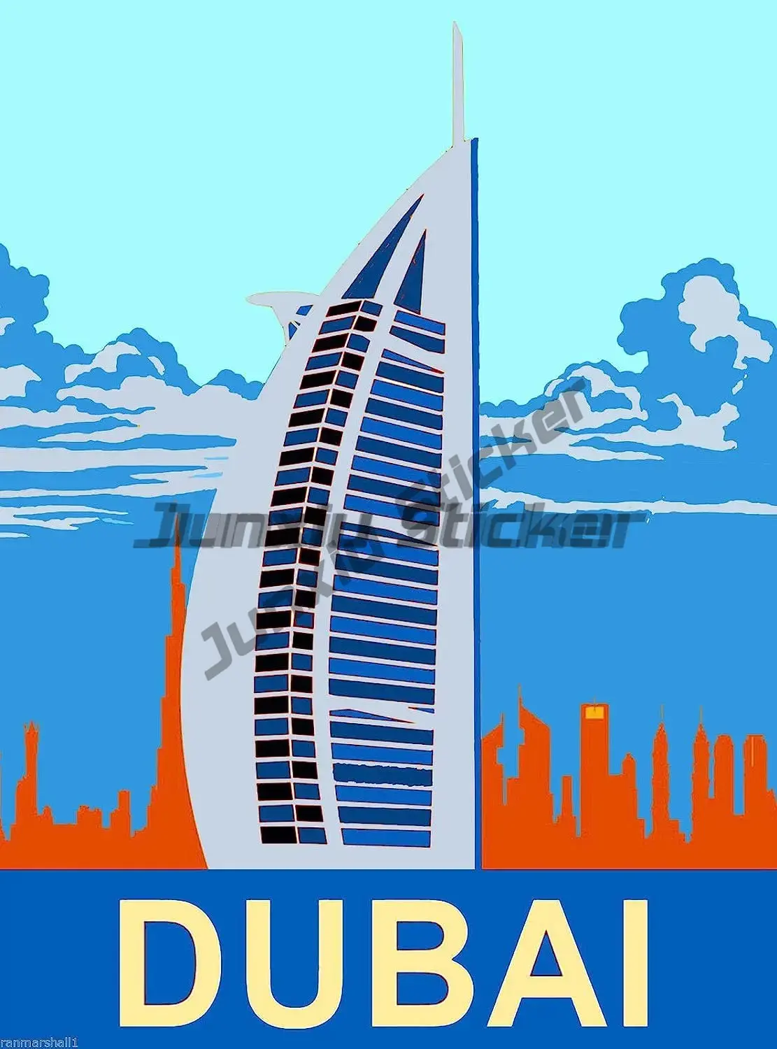 Car Accessories In Dubai - BAE Dubai Ulusal Bayrağı Araba Çıkartmaları