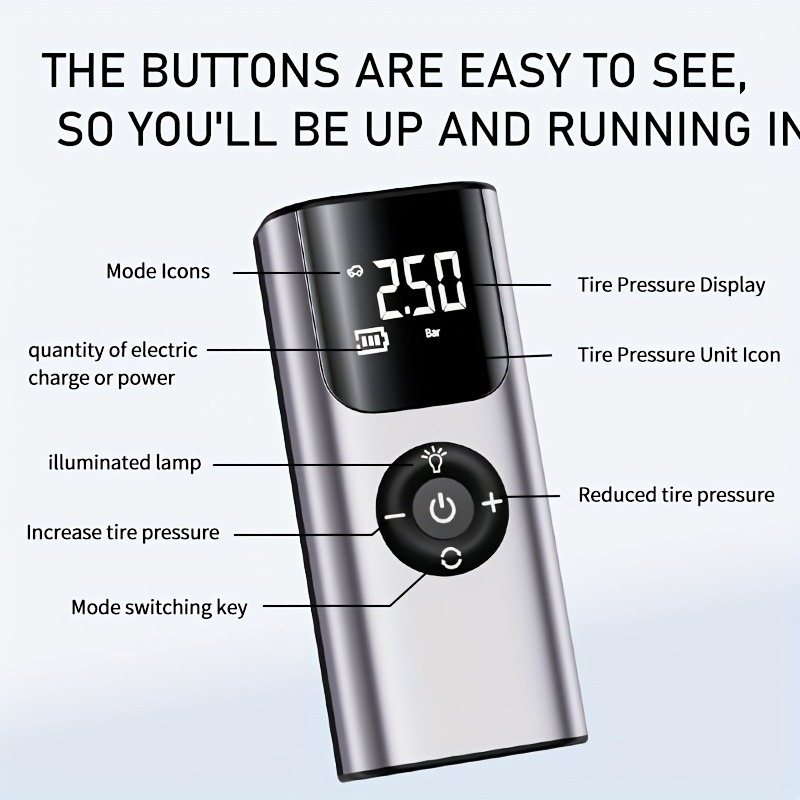 Taşınabilir Araba Hava Pompası - Car Portable Tire Inflator incelemesi ve fiyatı