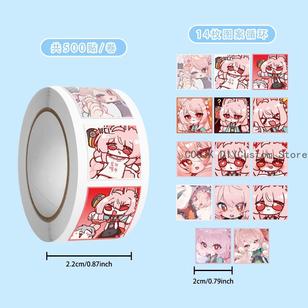 500 Adet/Rulo Anime Zenless Bö - Car Accessories Zone incelemesi ve fiyatı